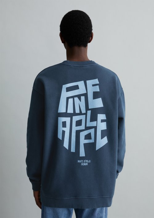 Relaxed sweatshirt — Navy Teal