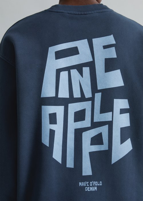 Relaxed sweatshirt — Navy Teal