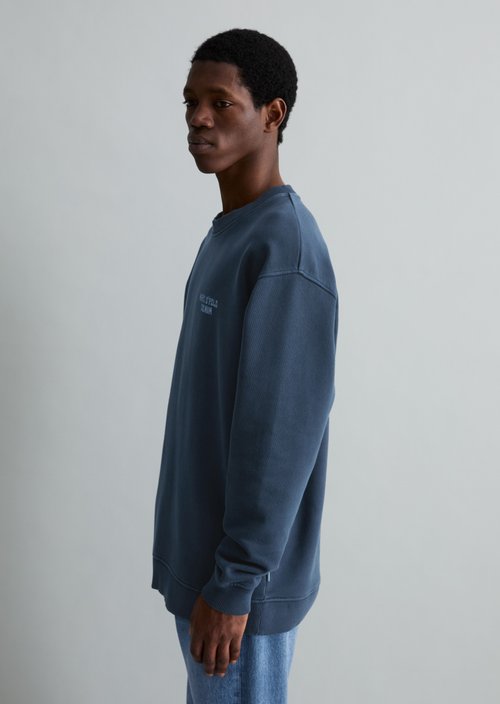 Relaxed sweatshirt — Navy Teal