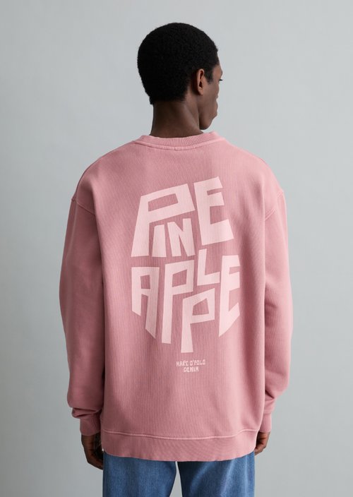 Relaxed sweatshirt — Dusty Rasberry (alternate view)