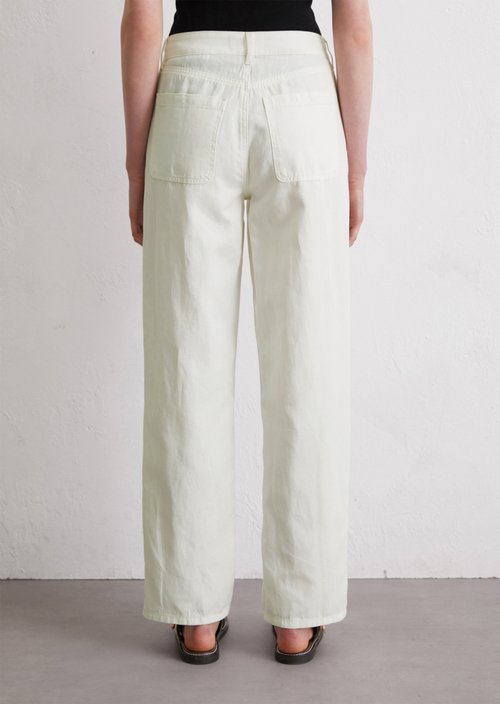 Jeans relaxed — White Cotton