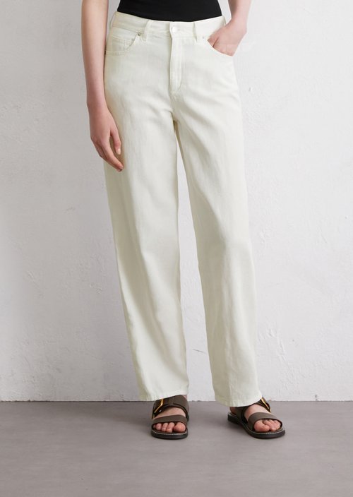Jeans relaxed — White Cotton