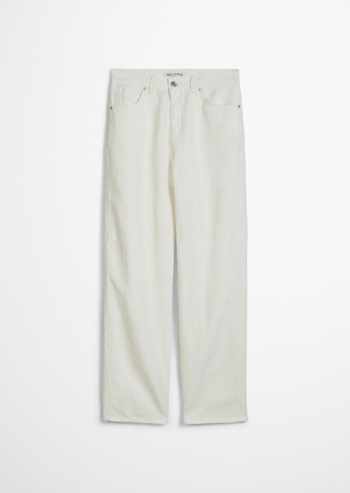 Jeans relaxed — White Cotton