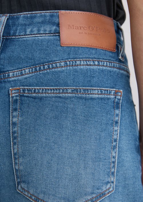 Jeans model Lania wide — Dark Blue