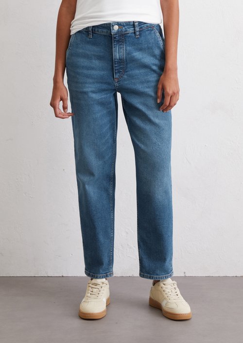 Jeans model Iva boyfriend cropped — Medium Blue