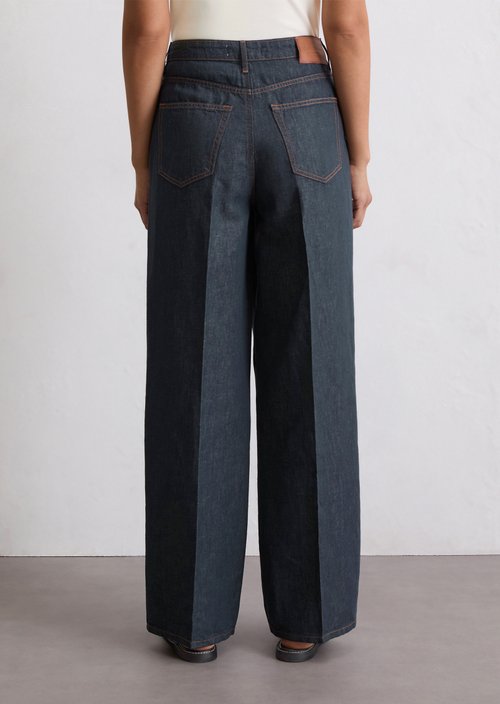 Jeans model Tolva wide long — Dark Blue