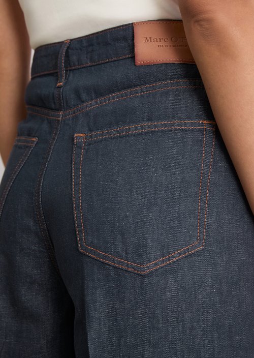 Jeans model Tolva wide long — Dark Blue