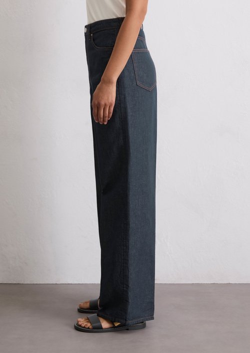Jeans model Tolva wide long — Dark Blue