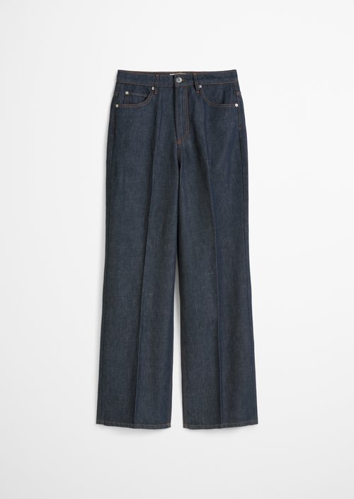 Jeans model Tolva wide long — Dark Blue