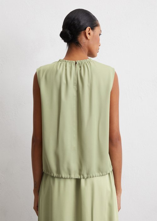 Sleeveless blouse regular — Smooth Sage