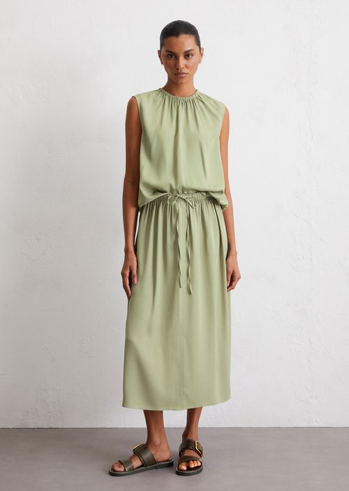 Sleeveless blouse regular — Smooth Sage