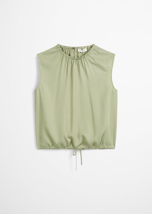 Sleeveless blouse regular — Smooth Sage