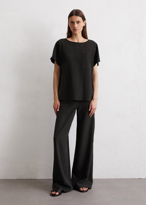 Regular blouse shirt — Black