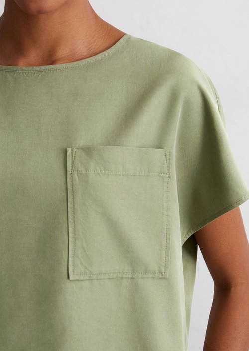 Regular blouse shirt — Olive