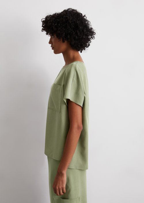 Regular blouse shirt — Olive