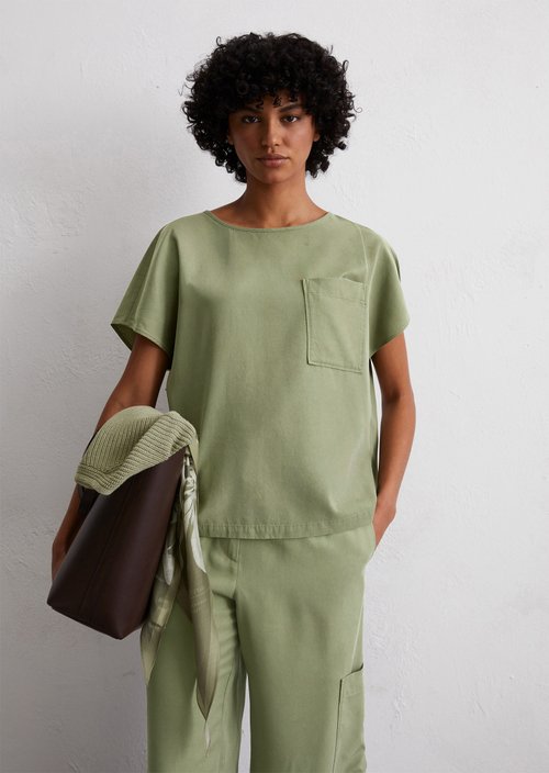 Regular blouse shirt — Olive