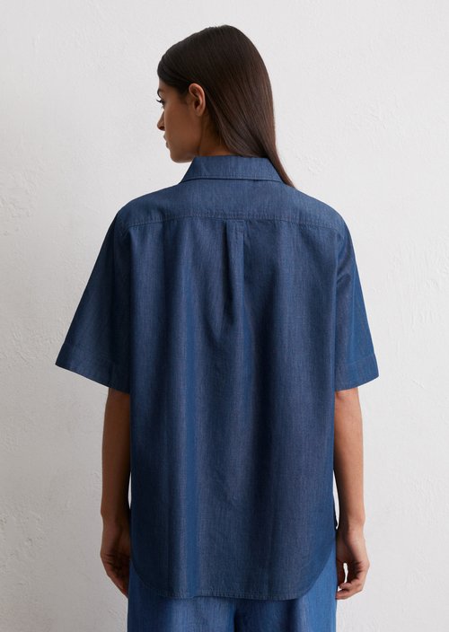 Relaxed blouse — Medium Blue