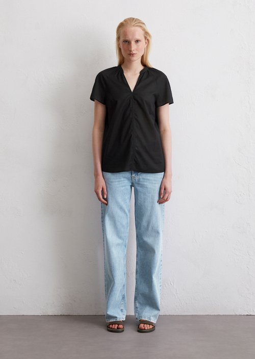 Regular blouse shirt — Black