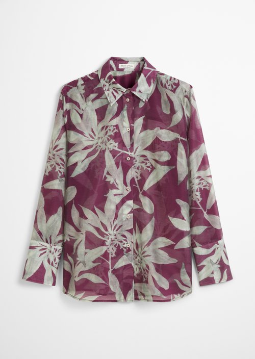 Print blouse regular — Medium Pink