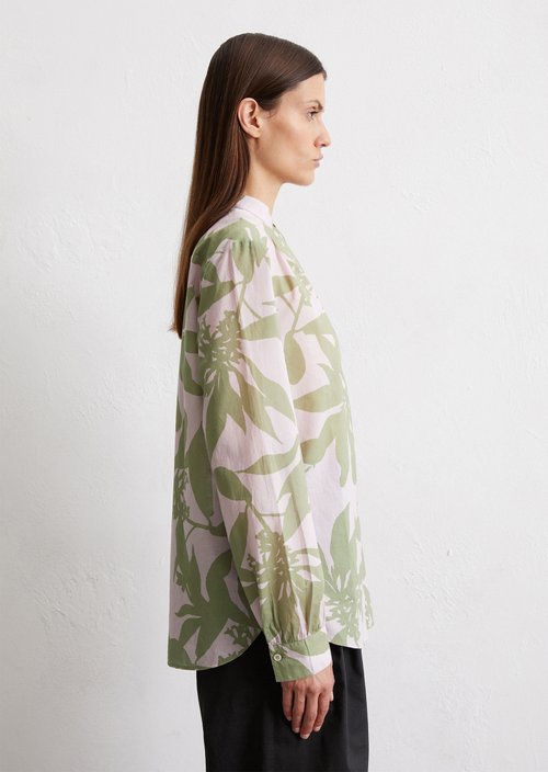 Patterned relaxed blouse — Light Pink