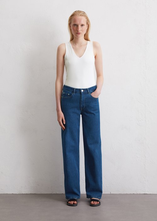 Wide leg jeans — Medium Blue