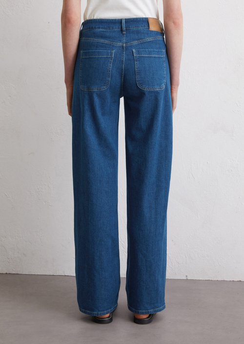 Wide leg jeans — Medium Blue