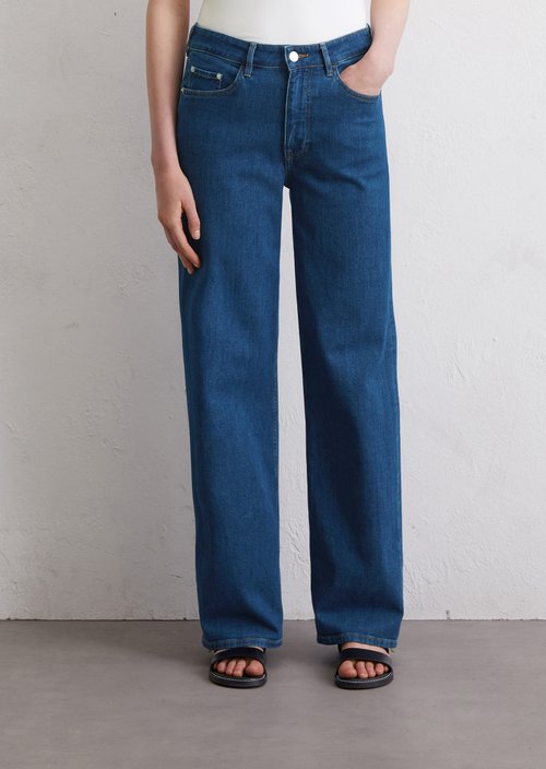 Wide leg jeans — Medium Blue