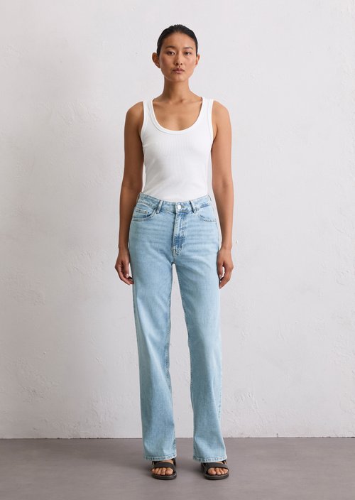 Wide leg jeans — Bright Blue