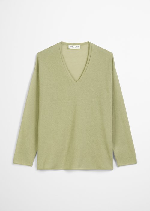 Fine knit sweater loose — Smooth Sage