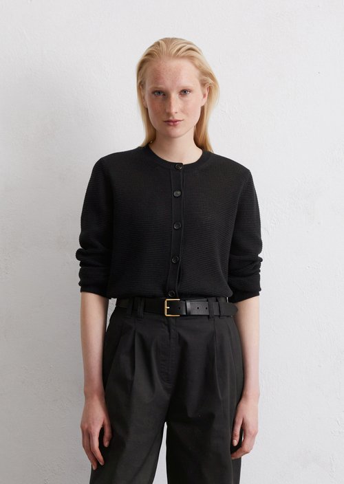 Cardigan slim — Black