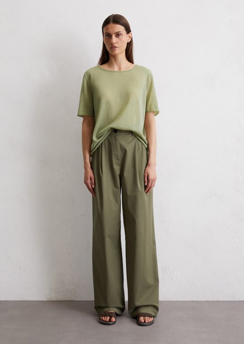 Short sleeve sweater loose — Smooth Sage