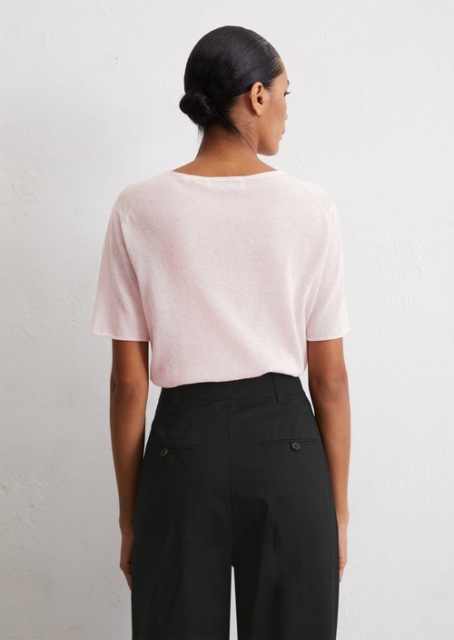 Short sleeve sweater loose — Pale Lilac