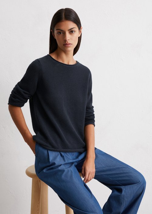 DfC Sweater regular — Dark Navy