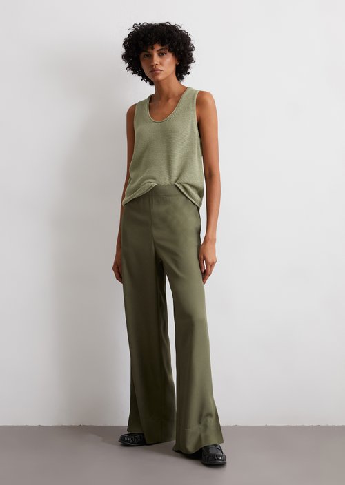 Sleeveless sweater regular — Smooth Sage