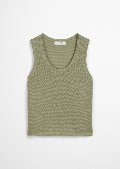 Sleeveless sweater regular — Smooth Sage