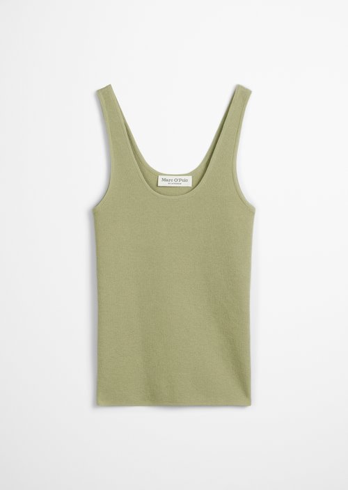 Fine knit top slim — Smooth Sage