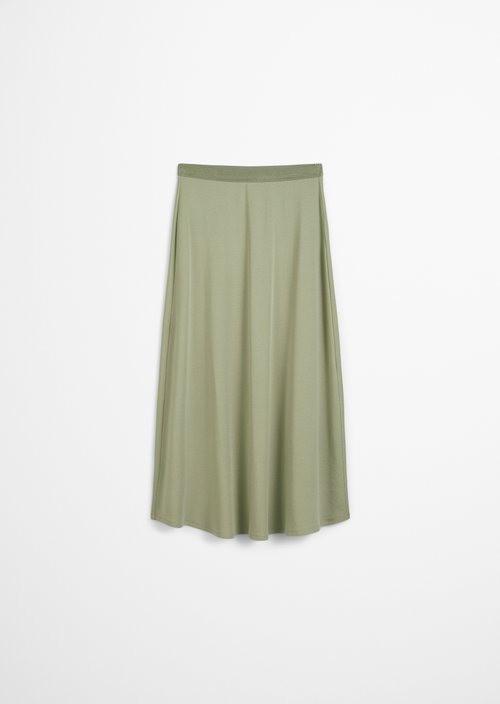 A-line jersey skirt — Smooth Sage