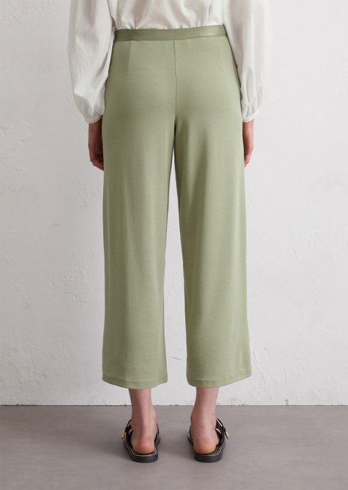Jersey pants straight — Smooth Sage