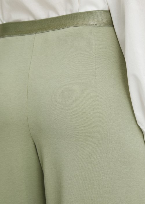 Jersey pants straight — Smooth Sage