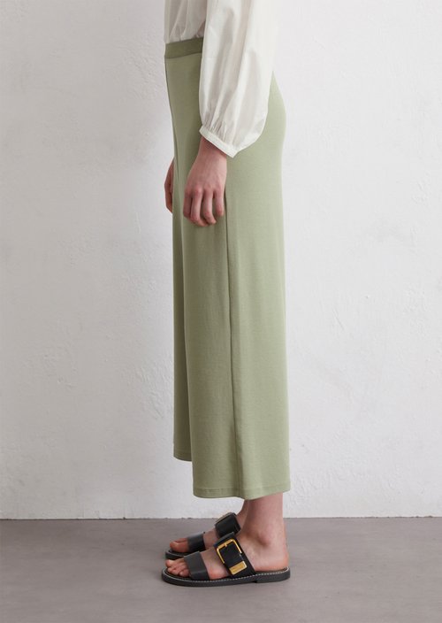 Jersey pants straight — Smooth Sage