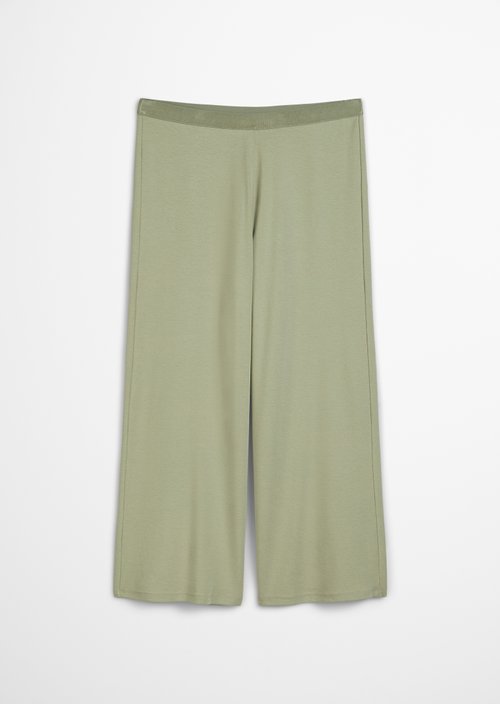 Jersey pants straight — Smooth Sage