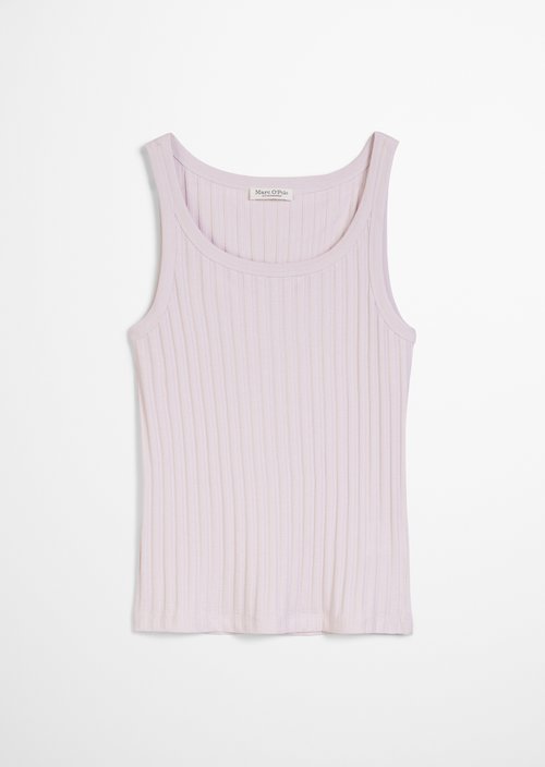 Pointelle top slim — Pale Lilac