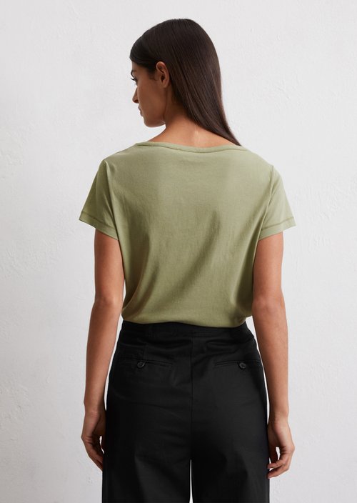 Print T-shirt regular — Smooth Sage
