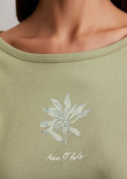 Print T-shirt regular — Smooth Sage