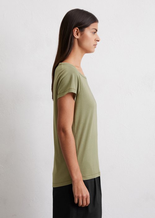 Print T-shirt regular — Smooth Sage