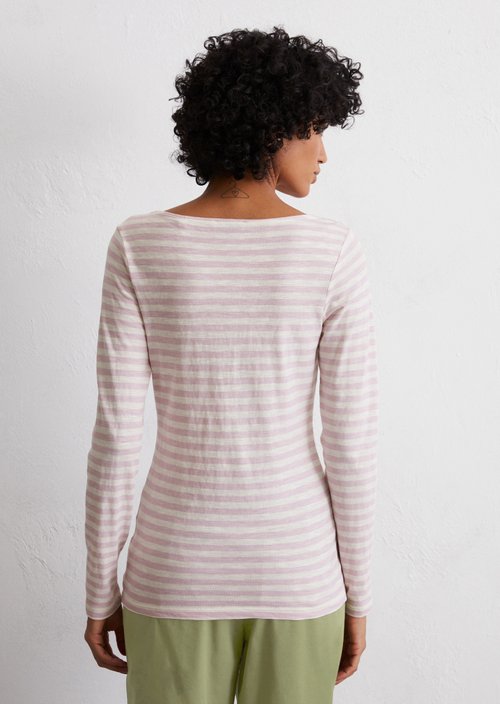 Striped longsleeve regular — Bright Purple