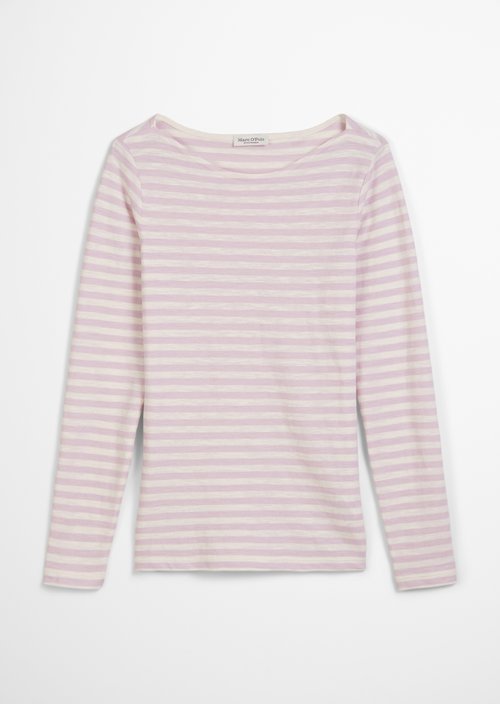 Striped longsleeve regular — Bright Purple