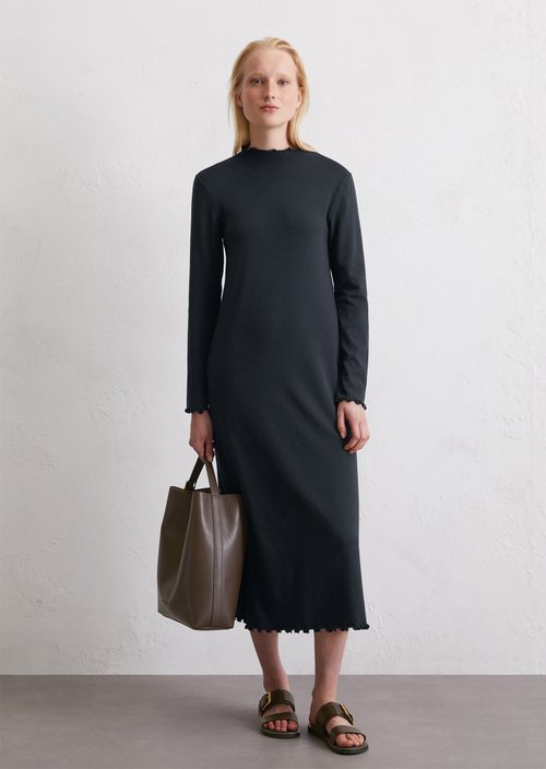 Jersey dress regular — Deep Night Blue