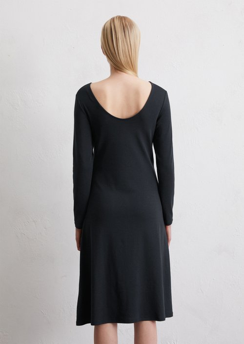 Jersey dress regular — Deep Night Blue