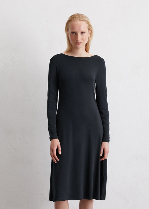 Jersey dress regular — Deep Night Blue